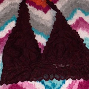 Maroon bralette